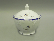 Шкатулка кругл. с ажур.крыш. 12,5см Гуси
