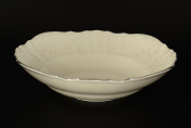Салатник Bernadotte Платиновый узор Be-Ivory 25 см