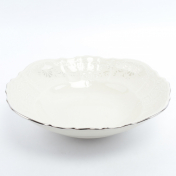 Салатник Bernadotte Платиновый узор Be-Ivory 19 см