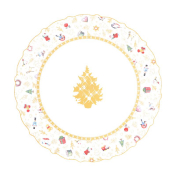 Блюдо сервировочное круглое Repast Toys yellow 30 см