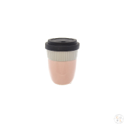 Чашка Coffee to go. Lifestyle Bellevue 200 ml (персиковый/серый) Repast
