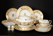 Столовый сервиз Falkenporzellan Vienna Creme Gold 6 персон 26 предметов