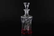 Штоф 900 мл APOLLO красный Bohemia Crystalite