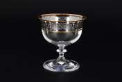 Комплект стеклянных креманок Bohemia Панто Идеал Платина 105 мл (4 шт.) Bohemia Crystalite