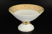Фруктовница на ножке Falkenporzellan Imperial Creme Gold 24 см