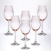 Комплект фужеров для вина Crystalex Bohemia Арлекино 250 мл(6 шт.) Bohemia Crystalite
