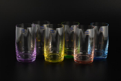 Комплект стаканов для воды Crystalex Bohemia Арлекино 250 мл(6 шт.) Bohemia Crystalite