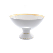 Фруктовница на ножке Falkenporzellan Cream Gold 24 см