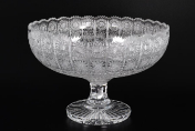 Фруктовница 35 см на ножке Glasspo Bohemia Crystal