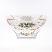 Фруктовница белая Bohemia Uhlir 26 см Bohemia Crystal