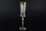 Комплект фужеров для шампанского 190 мл V-D (6 шт.) Bohemia Crystalite