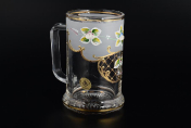 Фарфоровая пивная кружка белая Bohemia Uhlir 500 мл Bohemia Crystal