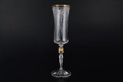 Комплект фужеров для шампанского 190 мл V-D (6 шт.) Bohemia Crystalite