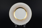 Комплект глубоких тарелок из фарфора 23 см Rio white gold (6 шт.) Falkenporzellan