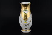Ваза 26 см Лепка белая B-L Bohemia Crystal