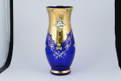 Ваза 35 см Лепка синяя B-L Bohemia Crystal