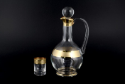Комплект для ликера Матовая полоса B-G Bohemia Crystalite