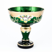 Конфетница Лепка зеленая 16 см MALDEK