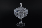 Конфетница на ножке Crystalite Bohemia Vega-nova 24 см Bohemia Crystalite