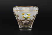 Блюдце для варенья белая Bohemia Uhlir 13 см Bohemia Crystal