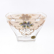 Конфетница белая Bohemia Uhlir 17 см Bohemia Crystal