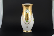 Ваза 35 см Лепка белая B-L Bohemia Crystal