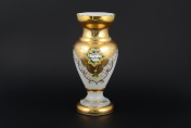 Ваза 26 см Лепка белая B-L Bohemia Crystal