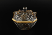 Конфетница с крышкой 19 см R-G Bohemia Crystalite