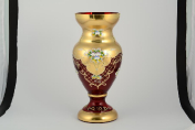 Ваза 35 см "Лепка красная" B-L Bohemia Crystal