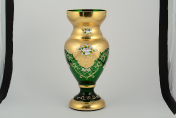 Ваза 35 см "Лепка зеленая" B-L Bohemia Crystal