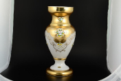 Ваза 43 см "Лепка белая" B-L Bohemia Crystal
