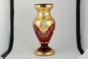 Ваза 43 см "Лепка красная" B-L Bohemia Crystal