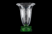 Ваза 29 см зеленая MAGMA Bohemia Crystalite
