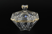 Конфетница с крышкой 15 см R-G Metropolitan Bohemia Crystalite