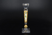 Подсвечник 30 см Max Crystal Золото Bohemia Crystal