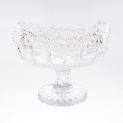 Блюдо ладья на ножке Sonne Crystal 20 см Bohemia Crystal