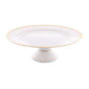 Тарелка для торта на ножке Falkenporzellan Cream Gold 3064 32 см