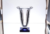 Ваза синяя Crystalite Bohemia Magma 29 см Bohemia Crystalite