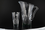 Комплект для воды 7 предметов (зеленый) APOLLO Bohemia Crystalite