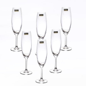 Комплект фужеров для шампанского Crystalite Bohemia Milvus/Barbara250 мл(6 шт.) Bohemia Crystalite