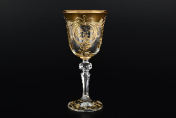 Комплект фужеров для вина 190 мл Золотой узор E-S (6 шт.) Bohemia Crystal