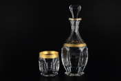 Комплект для виски 7 предмета Сафари голд Bohemia Gold