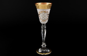 Комплект рюмок для водки Версаче стразы Bohemia Crystalite