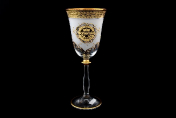 Комплект фужеров "Анжела" для вина Версаче Богемия (6 шт.) Б-Г Bohemia Crystalite