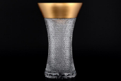Ваза 35 см Sonne Crystal Золото Фелиция Bohemia Crystal