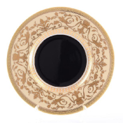 Набор тарелок Falkenporzellan Harmony Crem Black 21 см(6 шт.)