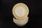 Набор салатников 19 см Crem Gold 9321 (6 шт.) Falkenporzellan