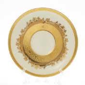 Комплект фарфоровых блюдец Falkenporzellan Cream Gold 14,5 см (6 шт.)