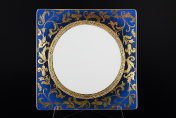 Набор тарелок Falkenporzellan Tosca Blueshade Gold 27 см(6 шт.)