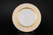Круглое блюдо 32 см Tosca Blueshade Gold Falkenporzellan